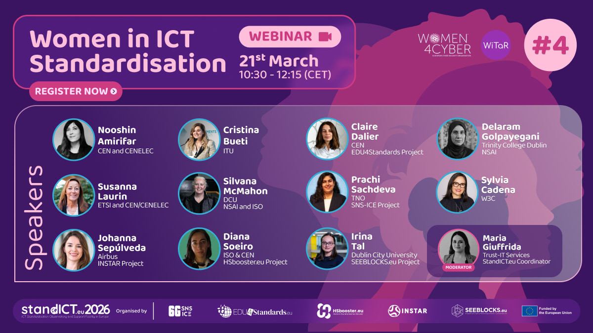 WOMEN in ICT standards march 2025 - 11 speakers