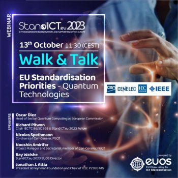 StandICT.eu Quantum Technologies Walk&Talk Webinar Series