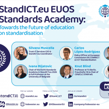 EUOS Standards Academy: Towards the future of education on standardisation